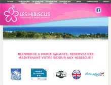 Tablet Screenshot of les-hibiscus.com